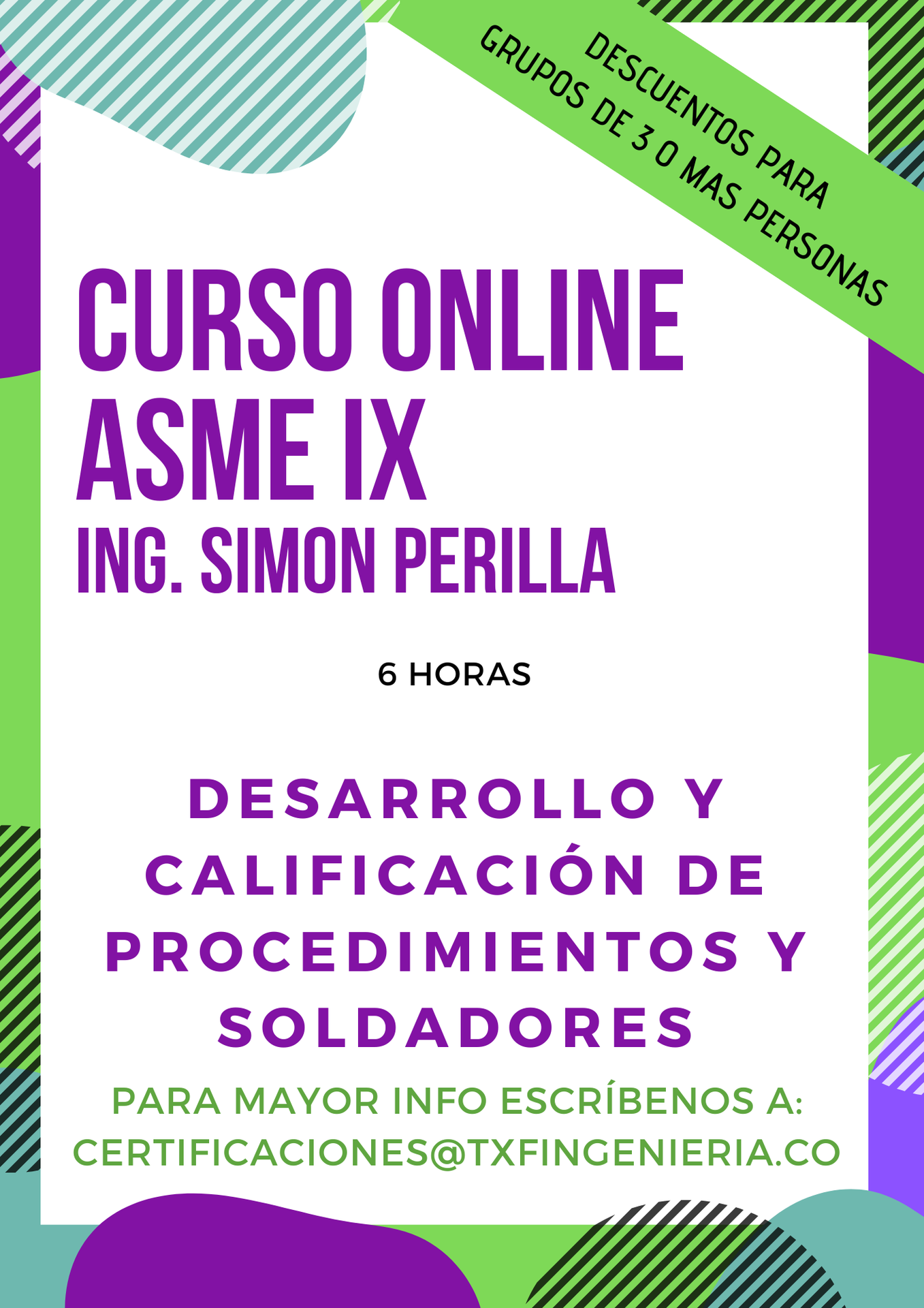 Seminario ASME - Sección IX - Ing Simón Perilla